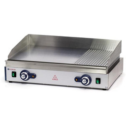 Grill elektryczny z płytą 2/3 gładką i 1/3