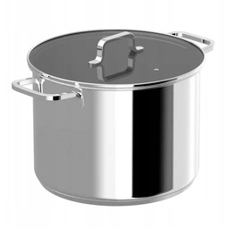 Garnek ze stali nierdzewnej 10L Indukcja 26cm Duży