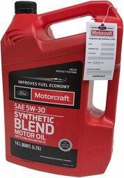 Syntetyczny olej silnikowy Motorcraft 5W30 4,73L Ford Lincoln
