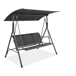 Huśtawka ogrodowa metalowa Florencja Garden Point szara