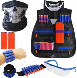 Kamizelka Taktyczna do Nerf Zestaw z Magazynkiem 20