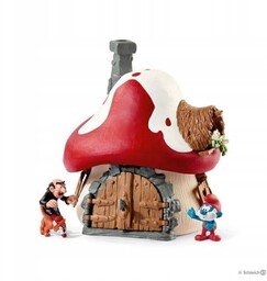 Schleich 20803 Smerfy Domek figurki Papa Smerf Gargamel