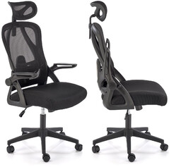 Fotel biurowy obrotowy ergonomiczny negro czarny halmar