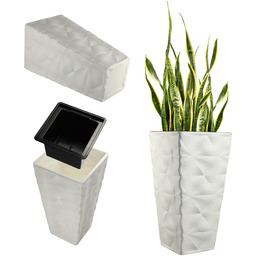 Donica ogrodowa Bando wysoka z wkładem 30 cm,