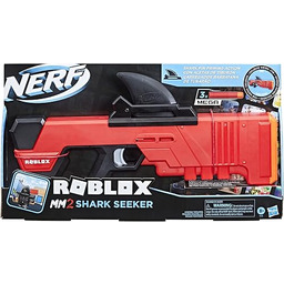 Nerf Roblox MM2: Shark Seeker Dart-Blaster, akcja płetwy
