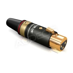 ViaBlue T6s XLR Female czerwony wtyk 3-pinowy