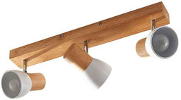 Lindby - Thorin 3 Lampa Sufitowa Wood/White