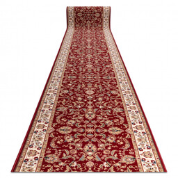 Chodnik NAIN wełniany Ornament, kwiaty 144 51066 bordo