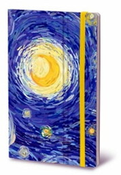 Notatnik z gumką 13x21cm/192 linia 80g STIFFLEX VAN
