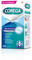 COREGA Bio Formula Tabletki do codziennego czyszczenia protez
