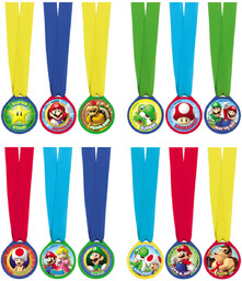 Zestaw medali Super Mario - 12 szt.
