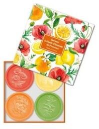 Botaniczny Zestaw Prezentowy 4 pachnących Mydełek 25g