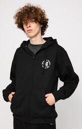 bluza męska ETNIES SINCE 1986 ZIP HOODIE BLACK