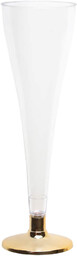 Kieliszki do szampana złote - 120 ml -