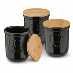 Konighoffer Komplet pojemników na żywność Kawa Herbata Cukier