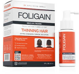 Foligain - kuracja w formie płynu przeciw łysieniu