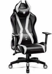 Fotel gamingowy Diablo X-Horn 2.0 King Size czarno-biały,