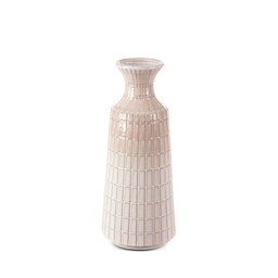 Eurofirany Wazon dekoracyjny 16x40 Edna kremowy