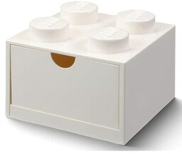 LEGO Pojemnik na z szufladką Brick 4 Biały