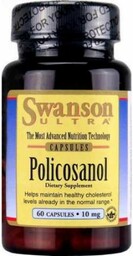 Swanson BioCosanol Polikosanol 10mg 60kapsułek