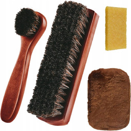 SZCZOTKA DO POLEROWANIA CZYSZCZENIA BUTÓW Z WŁOSIA KOŃSKIEGO