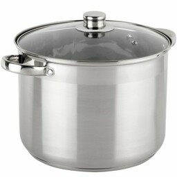 TADAR Garnek prosty nierdzewny z pokrywką 4L
