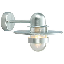 Norlys - Bergen Zewnętrzna Lampa Ścienna Galwanizowana
