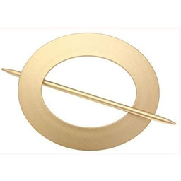 Embrazos ovalados 1 alzapaños de PVC ovalados Dorado