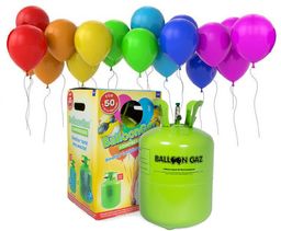 Zestaw do samodzielnego napełniania 50 balonów helem -