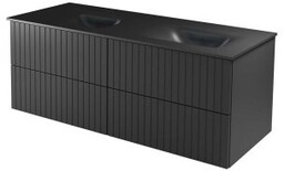 BESCO Szafka z umywalką podwójną AKYA LINEA 131