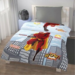 Kvalitex Pościel bawełniana Superhero, 140 x 200 cm,