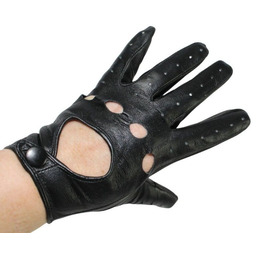 Rękawiczki Skórzane Samochodowe Z wycięciami PolskaGalanteria Ze Skóry