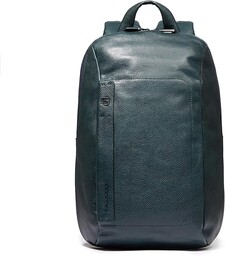 PIQUADRO Pulse Mini skórzany plecak, niebieski, Mini, Biznes