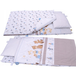 Pościel do przedszkola 80x220 bawełna Wesołe Misie