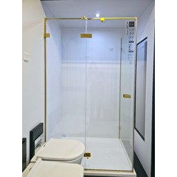 New Trendy Avexa Gold Brushed kabina prysznicowa 120