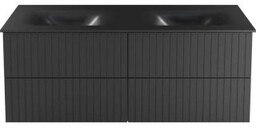 BESCO Szafka z umywalką podwójną AKYA LINEA 131