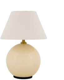 Lampa Stołowa Globen Lighting, IRIS, ściemnialny, beżowy, salon,