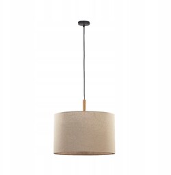 Lampa Wisząca Tk Lighting Deva 6107 Czarny Drewno