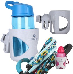 Uchwyt na kubek LittleLife uniwersalny jasnoszary do wózka