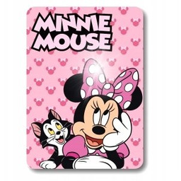 KOC POLAROWY Z MYSZKĄ MINNIE MICKEY MOUSE kocyk
