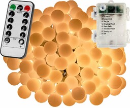 GIRLANDA 100 LED KULKI NA OGRÓD LAMPKI CHOINKOWE