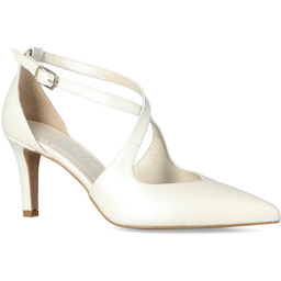 Eleganckie szpilki ślubne - KOTYL 3703 PERŁOWE ECRU