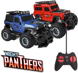 XTREM RAIDERS - Xtream Raiders-Night Panthers-mini samochód terenowy,
