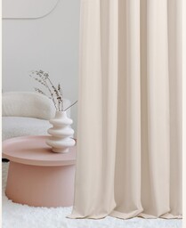 ZASŁONA ZACIEMNIAJĄCA LAUREL - KREMOWA 180x260 TAŚMA