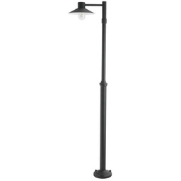 Norlys - Lund 1 Zewnętrzna Lampa Parkowa Czarna