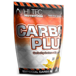 HI TEC, Odżywka białkowa, Carbo PLUS, 1000g, pomarańcza