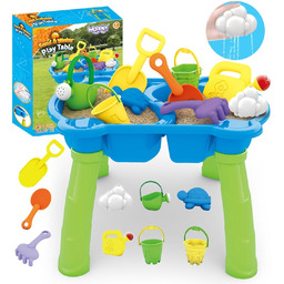 Woopie Stolik Wodny 2W1 Piaskownica 9 Akc.