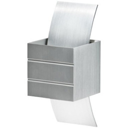 Kinkiet metalowy srebrny 19cm AZ0862 z serii VIDAL