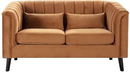 Sofa Meriva Velvet caramel 2-os., 156,5 x 83,5