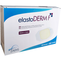 ElastoDERM F opatrunek foliowy plaster z ramką 10x12cm